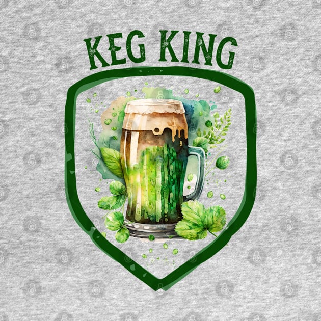 Keg King - Irish Beer Handstand by Eire